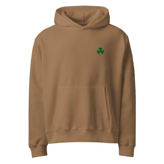 Shamrock Oversize Hoodie - Sand & Green