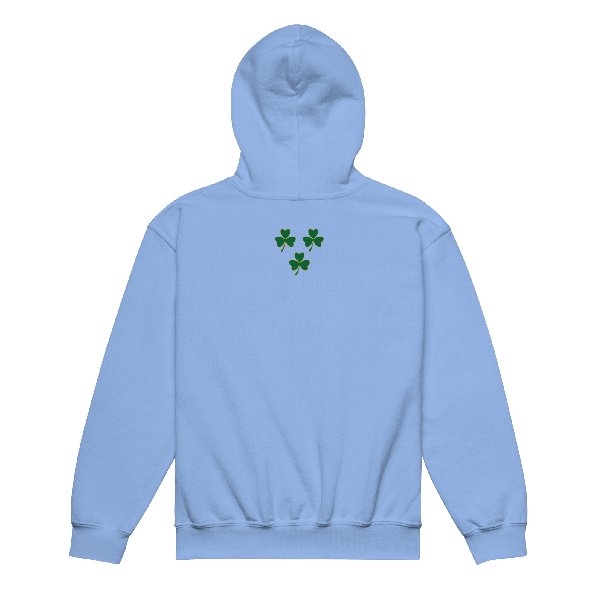 Kids Shamrock heavy blend hoodie - blue