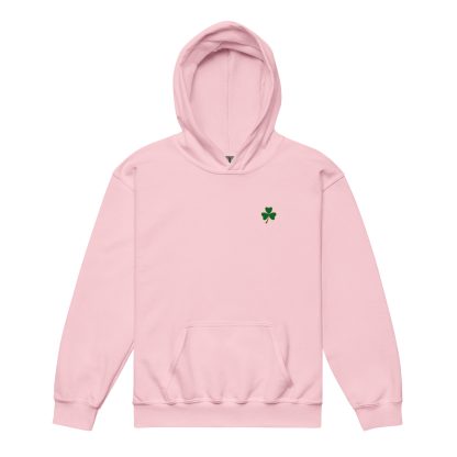 Kids Shamrock heavy blend hoodie - pink